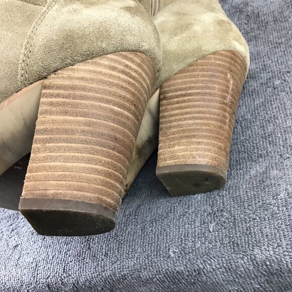 Steve Madden Nevada Suede Leather Slough Boots in Sand Sz 7B - Picture 9 of 12